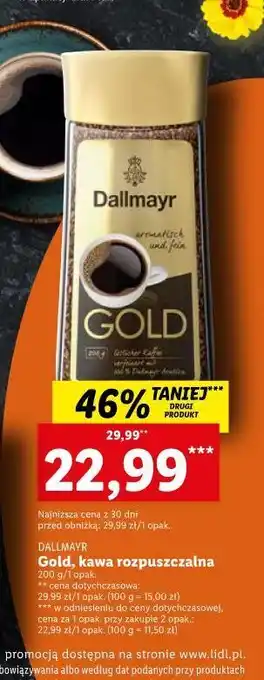 Lidl Kawa dallmayr gold oferta