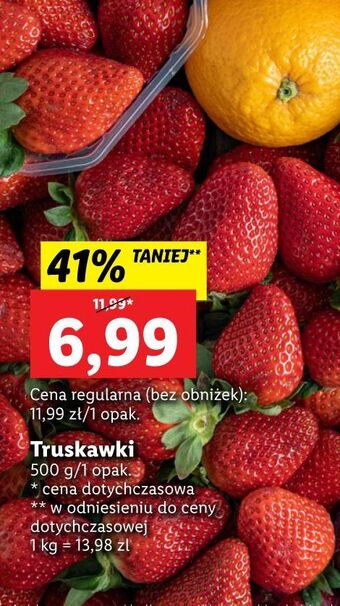 Lidl Truskawki oferta