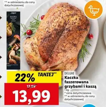 Lidl Kaczka faszerowana grzybami i kaszą deluxe oferta