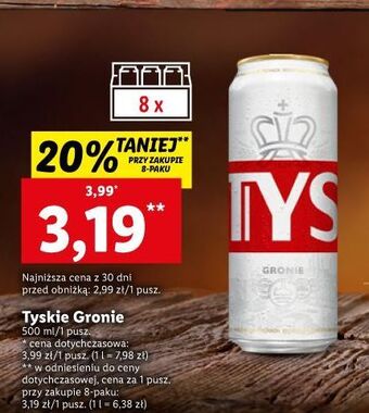 Lidl Piwo tyskie gronie oferta