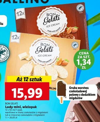 Lidl Lody mini almond bon gelati oferta