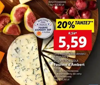 Lidl Ser fourme d'ambert deska serów lidla oferta