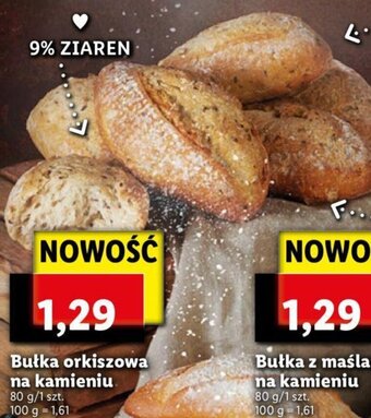 Lidl Bułka orkiszowa na kamieniu 80g/1szt. oferta