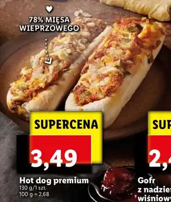 Lidl Hot dog premium 130g/1szt. oferta