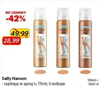 Drogeria Kosmyk Rajstopy w sprayu sally hansen oferta