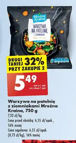 Biedronka Warzywa na patelnię z ziemniakami oferta