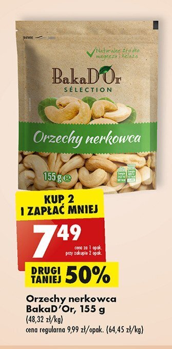 Biedronka Orzechy nerkowca oferta