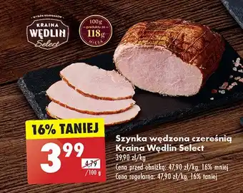 Biedronka Szynka wędzona czereśnią oferta
