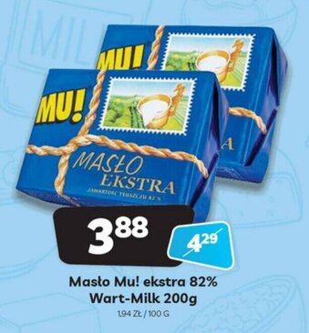 Delfin Masło Mu! ekstra 82% 200g oferta