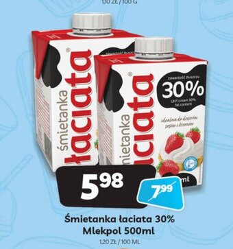Delfin Śmietanka łaciata 30% Mlekpol 500ml oferta