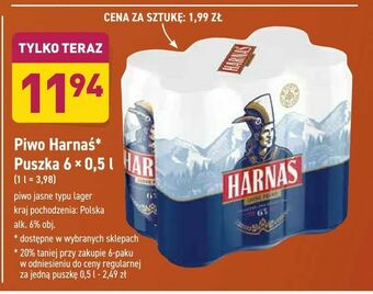 ALDI Piwo Harnaś oferta