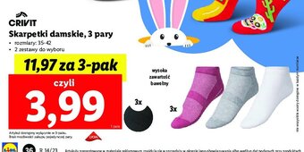 Lidl Skarpetki damskie oferta