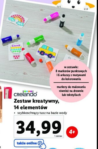 Lidl Zestaw kreatywny oferta
