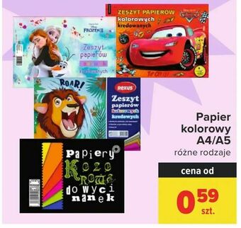 Carrefour Papier kolorowy A4/A5 oferta