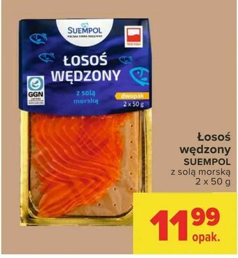 Carrefour Łosoś wędzony oferta