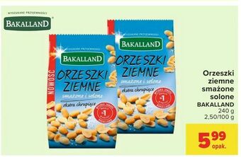 Carrefour Orzeszki ziemne smażone solone oferta