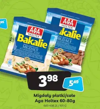 Delfin Migdały płatki/całe Aga Holtex 60-80g oferta