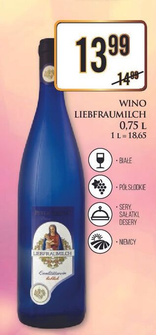 Dino Wino liebfraumilch blue oferta