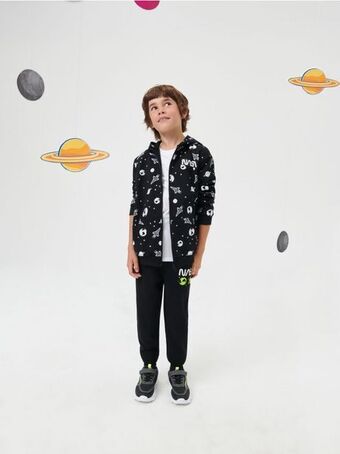 Sinsay Spodnie dresowe jogger nasa oferta