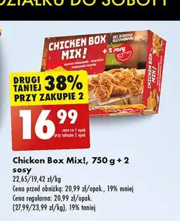 Biedronka Chicken box + 2 sosy oferta