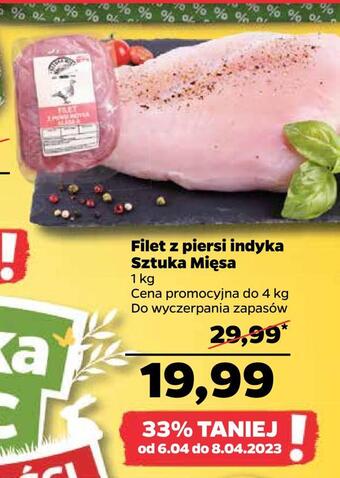 Netto Filet z piersi indyka sztuka mięsa oferta