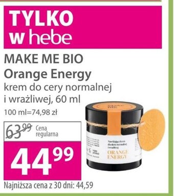 Hebe Krem do twarzy make me bio oferta
