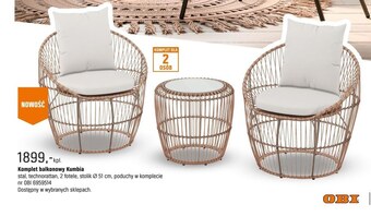 OBI Zestaw mebli balkonowych oferta