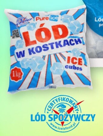 Żabka Lód w kostkach pure ice oferta