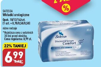 ALDI Wkładki urologiczne extra plus satessa oferta