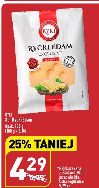 ALDI Ser rycki edam exclusive ryki oferta