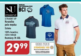 ALDI Koszulka polo męska m-xxl straight up oferta