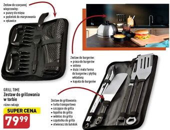 ALDI Zestaw do grillowania w torbie grill time oferta