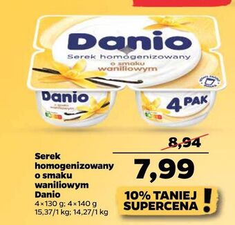 Netto Serek wanilia danone danio oferta