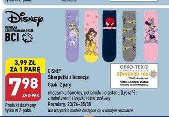 ALDI Skarpetki dziecięce 23/26-35/38 frozen oferta