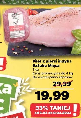 Netto Filet z piersi indyka sztuka mięsa oferta