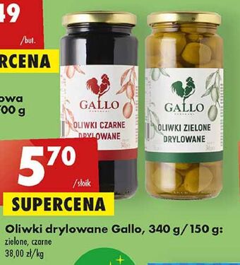 Biedronka Oliwki zielone drylowane gallo oferta