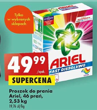 Biedronka Proszek do prania color ariel oferta