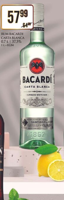 Dino Rum bacardi carta blanca oferta