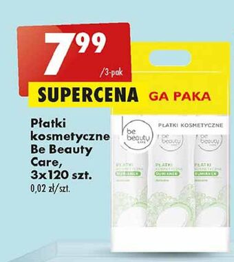 Biedronka Płatki kosmetyczne rumianek be beauty care oferta
