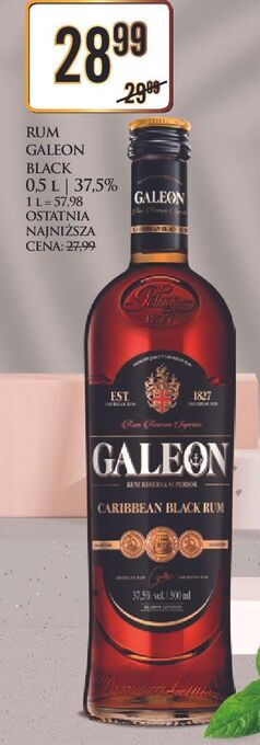 Dino Rum galeon black oferta