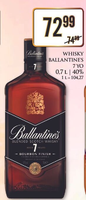 Dino Whisky ballantine's 7 yo oferta