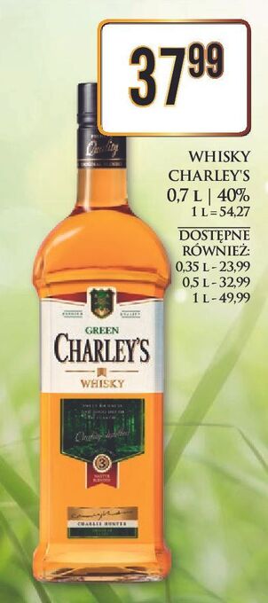 Dino Whisky charley's green oferta