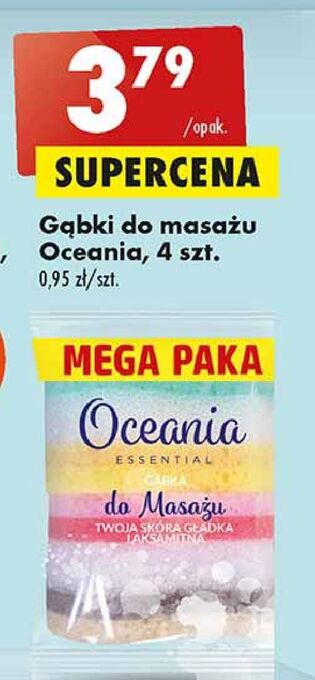 Biedronka Gąbki do masażu oceania oferta