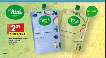 Biedronka Mus jabłko-gruszka oferta