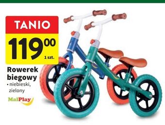 Rowerek biegowy zielony malplay