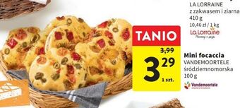 Intermarche Mini focaccia śródziemnomorska vandemoortele oferta