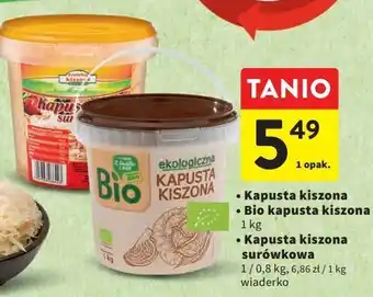 Intermarche Kapusta kiszona bio z sadów i pól oferta
