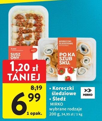 Intermarche Śledź z suszonymi pomidorami mirko oferta