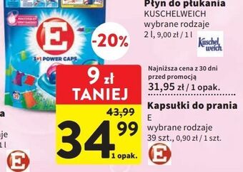 Intermarche Kapsułki do prania e 3+1 power caps oferta