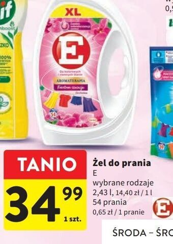 Intermarche Żel do prania kolorowych i ciemnych tkanin e aromatherapy oferta